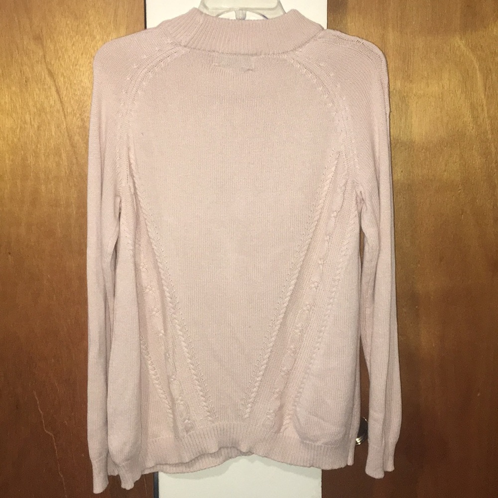 🌸NWT Nanette Lepore 100% Cashmere Mock Sweater - Picture 7 of 12